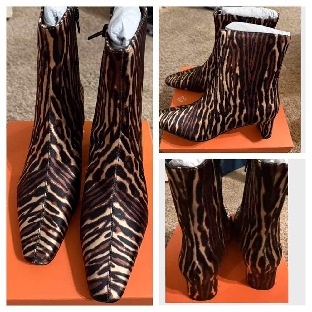 🌟 Katy Perry Collection Wild Tiger Stripe Boots – Size 8 – NEW! 🌟